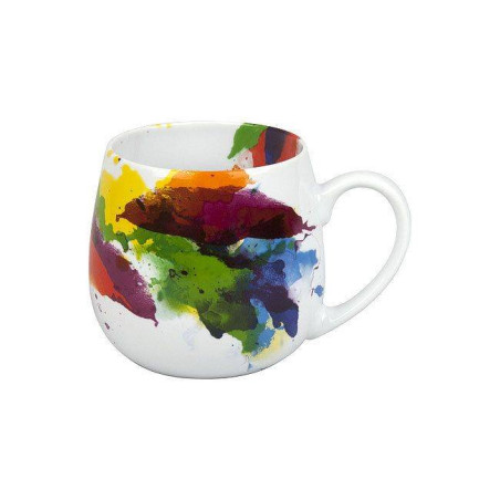 Lot De 2 Tasses à Café Könitz Colourful Cast - Porcelaine 400 Ml - Design Bulles Colorées