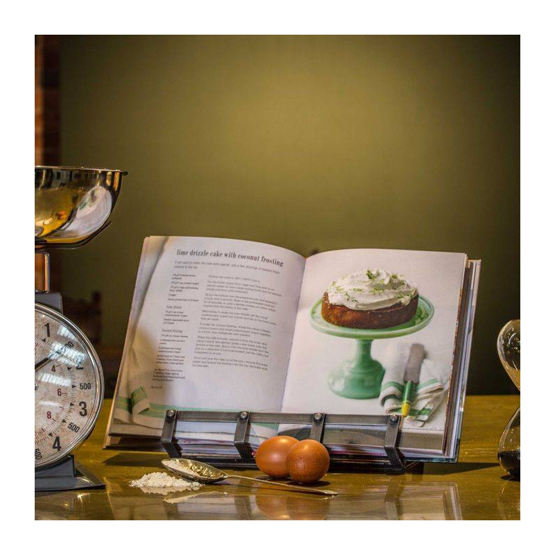 IDesign Axis Support En Métal Pour Livre De Cuisine Et Tablette Pour
