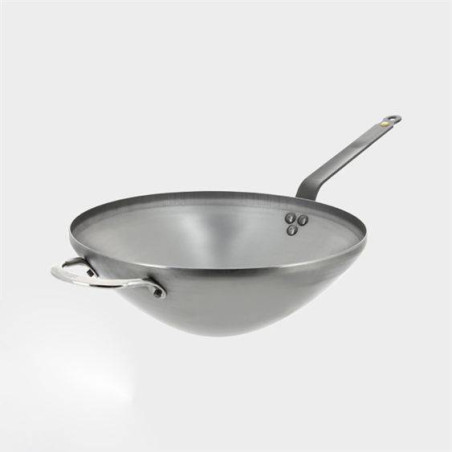 MINERAL Wok en tôle d´acier...