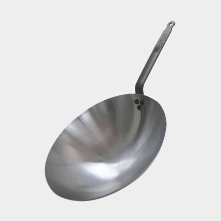 Wok fond conique tôle acier...