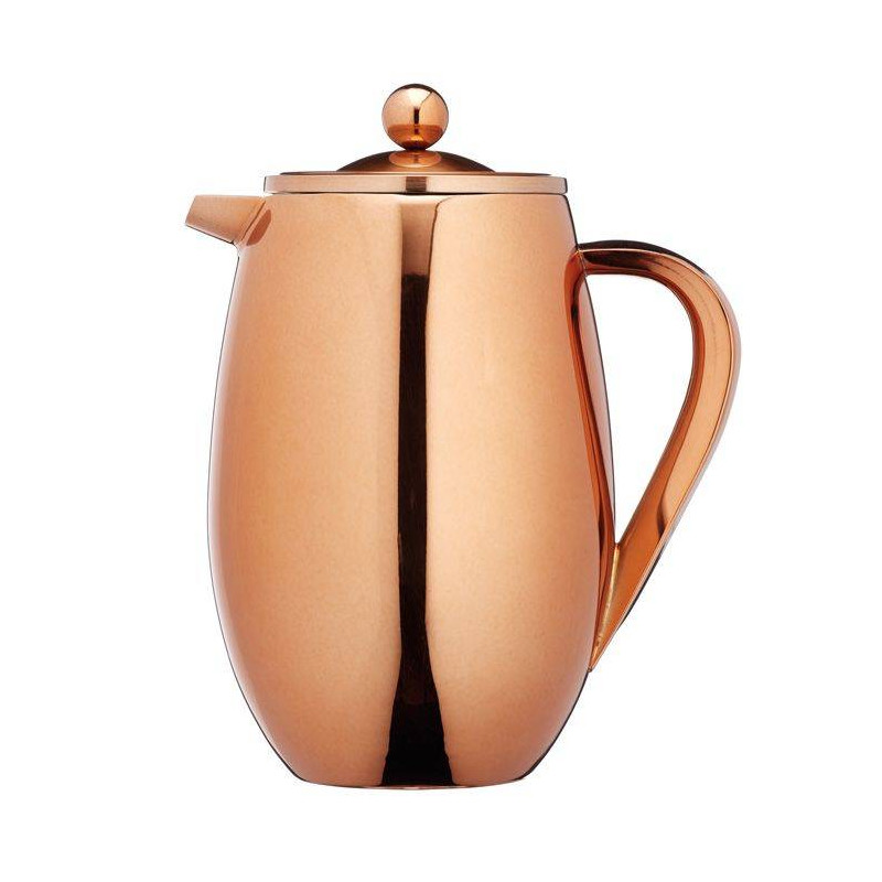 Cafetière à Piston 8 Tasses Kitchen Craft double paroi INOX 1 L cuivre