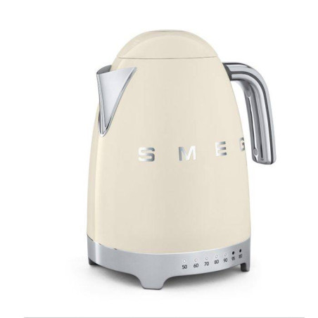 Bouilloire électrique à température variable Années 50 SMEG Crème