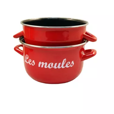 Marmite à moules émail...