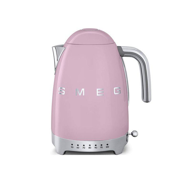 Bouilloire électrique à température variable Années 50 SMEG Rose