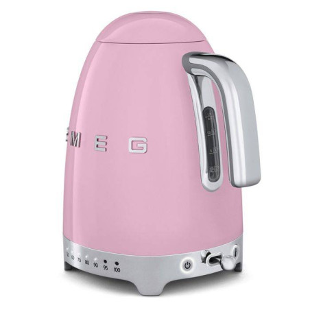 Bouilloire électrique à température variable Années 50 SMEG Rose