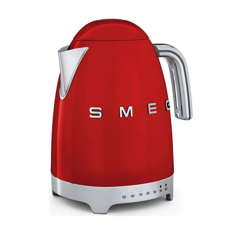 Bouilloire électrique à température variable Années 50 SMEG Rouge