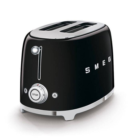 Toaster 2 tranches Grille pain Années 50 SMEG Noir