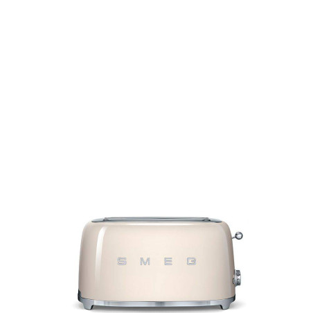 Toaster 2 fentes Long Grille pain Années 50 SMEG Crème