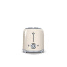 Toaster 2 fentes Long Grille pain Années 50 SMEG Crème