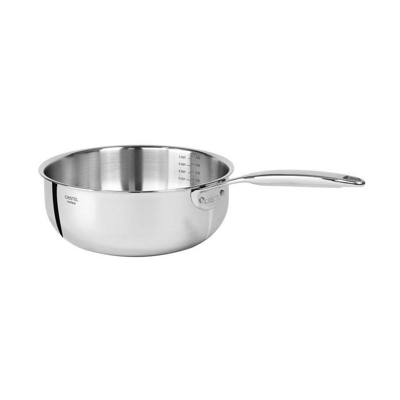 Castel´Pro Casserole Inox CRISTEL D24