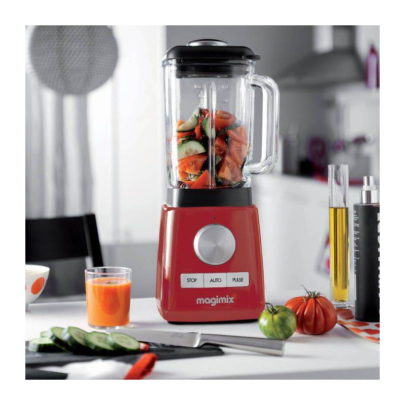 MAGIMIX Power Blender 4 1,8L Laqué Rouge