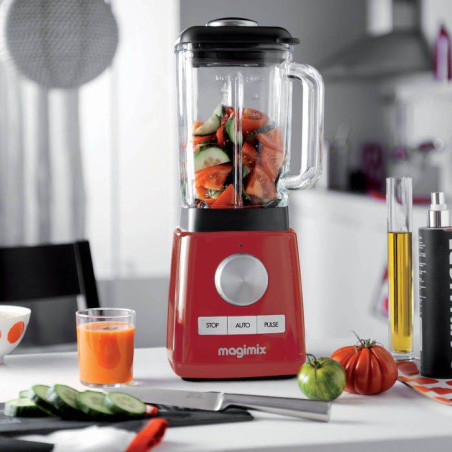 MAGIMIX Power Blender 4 1,8L Laqué Rouge