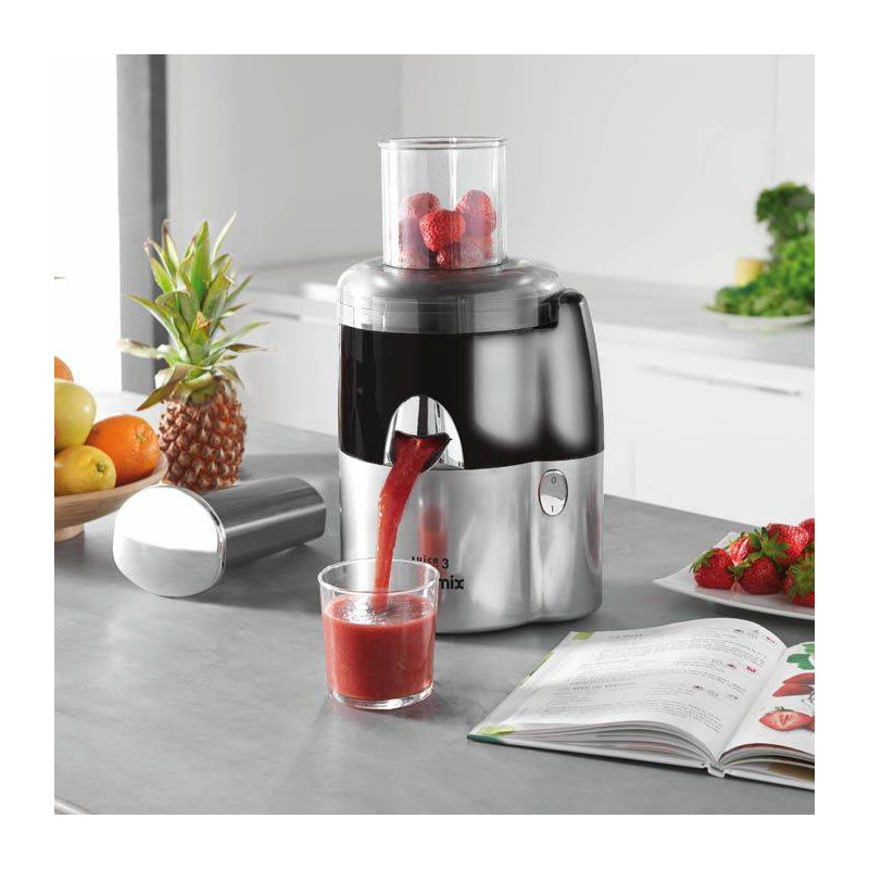 MAGIMIX Juice Expert 3 Extracteur Centrifugeuse Multifonction Noir/Chromé mat