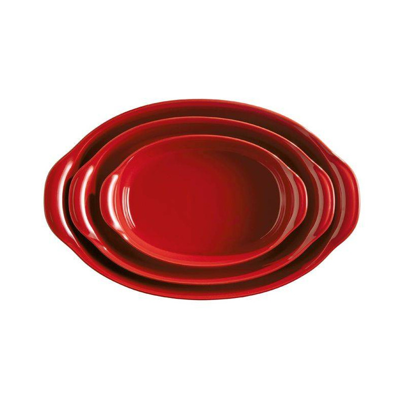 Plat à four ovale inox 245x187x62mm - Hendi