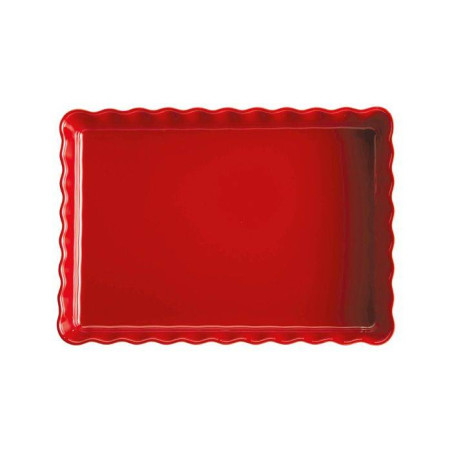 Plat à Tarte Tourtière Rectangulaire Emile HENRY Rouge