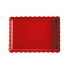 Plat à Tarte Tourtière Rectangulaire Emile HENRY Rouge