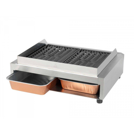Gril Barbecue électrique Mythic XL 3400 W plaque fonte émaillée  KRAMPOUZ