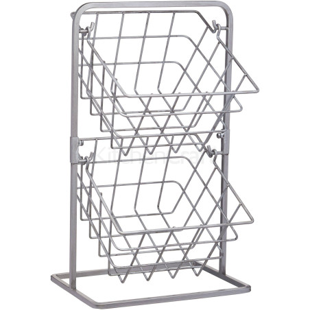 Chariot en acier inoxydable et aluminium - Chariot Shopping