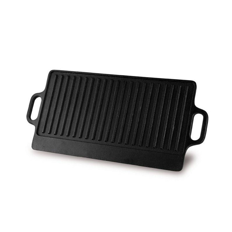 Plancha Grill rectangulaire fonte acier émaillé 38 x 23