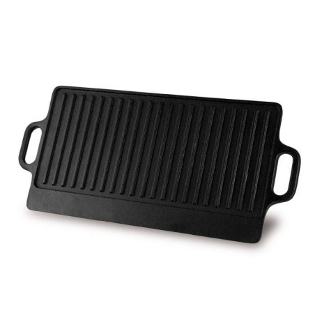 Plancha Grill rectangulaire fonte acier émaillé 38 x 23