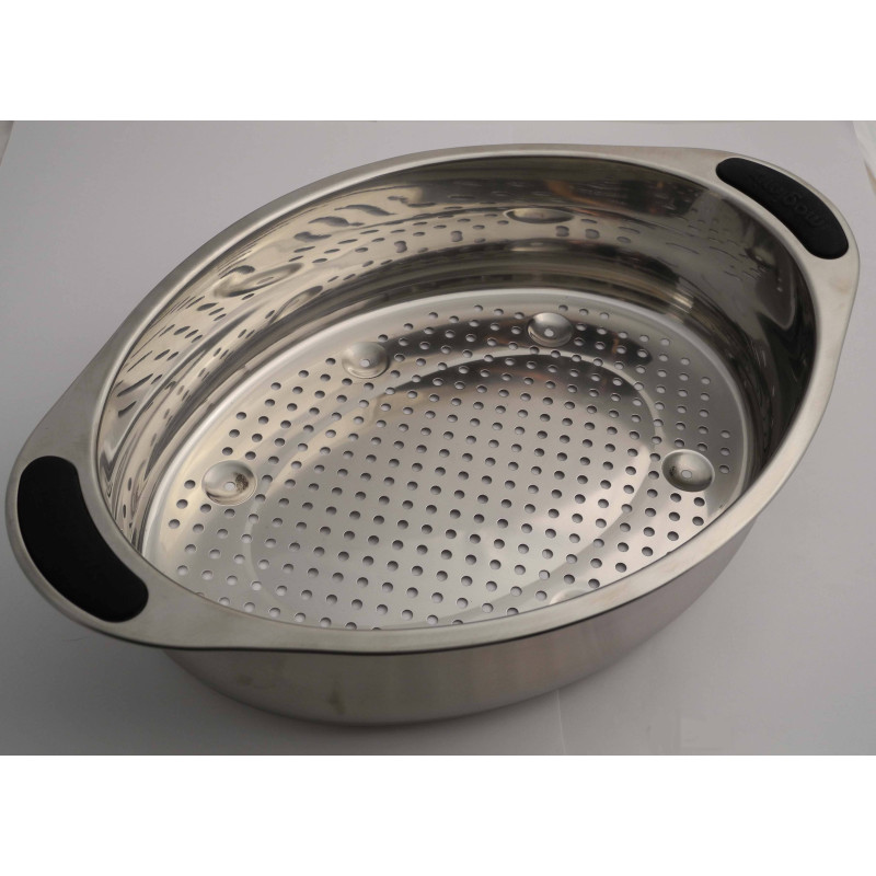 Panier Filet Cuisson Vapeur Inox 19cm - Léger Et Robuste