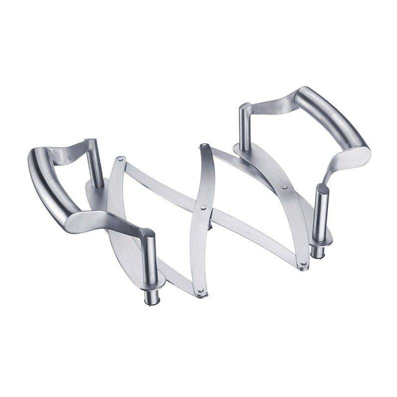 DESSOUS PLAT EXTENSIBLE BAMBOU INOX