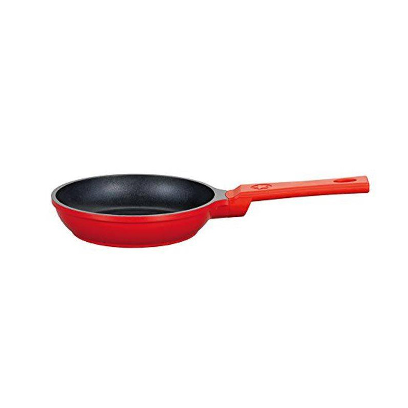 Mini Poêle à oeuf blinis revêtue SPRING Rouge D16