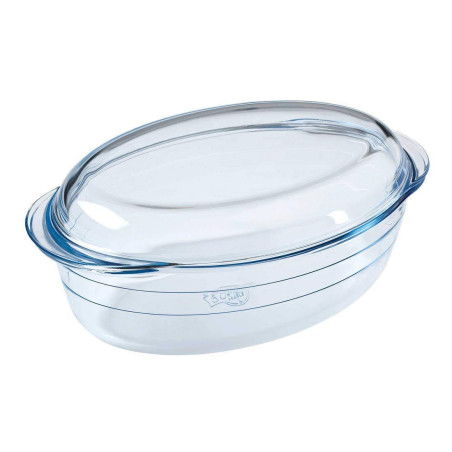 Cocotte En Verre Borosilicate 500° - 1 Litre, Diamètre 16 Cm - Résiste De -50°C à +500°C - Garantie 10 Ans - 12