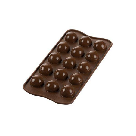 TARTUFINO Moule Chocolat mini boule Sphère en silicone SilikoMart 3Design