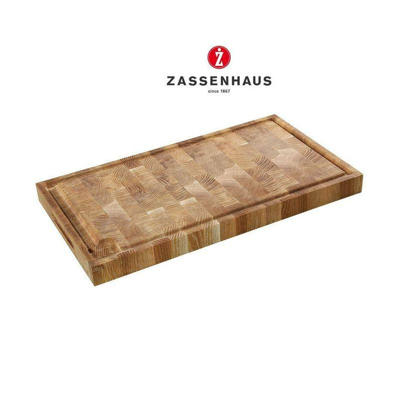Planche à Découper En Bois Massif 2,4 Kg - Dimensions 30x40x3 Cm - Antibactérienne, Neuf Relaxdays