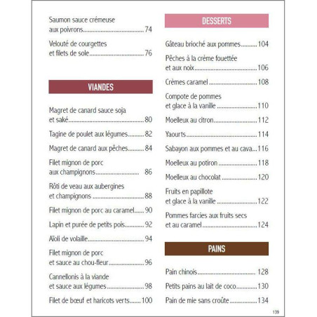 MAGIMIX Livre de recettes Ma Cuisine Vapeur pour COOK EXPERT