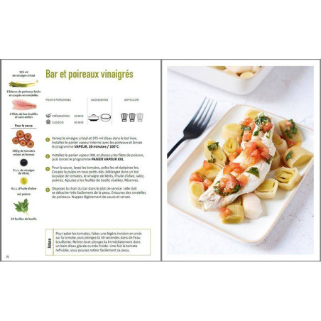 MAGIMIX Livre de recettes Ma Cuisine Vapeur pour COOK EXPERT