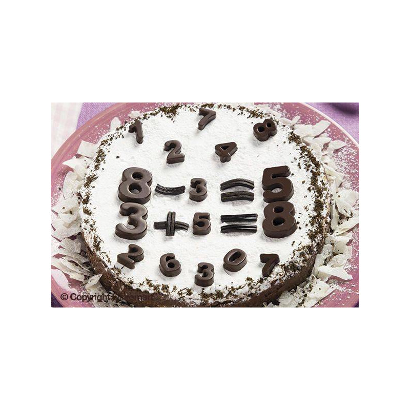 Lot De 2 Moules En Silicone En Forme De Chiffres, De Lettres De L'alphabet, De Chocolat, De Bonbons, De Bonbons Gélifiés, De Symboles D'anniversaire En Forme De Cœur (couleur : Bleu