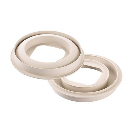 KIT IO & TE  moule gâteau rond en silicone SilikoMart 3Design  SC