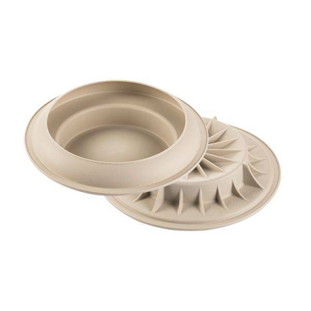 KIT IO & TE  moule gâteau rond en silicone SilikoMart 3Design  SC