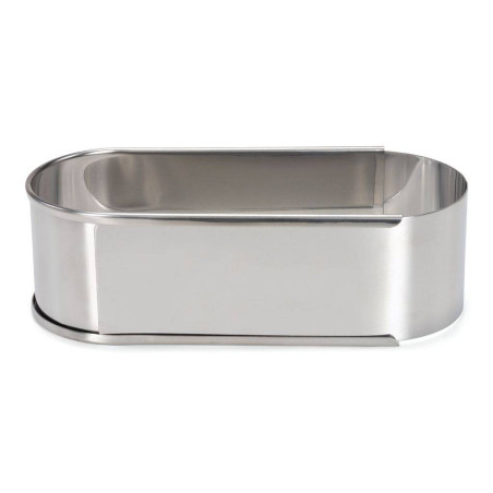 Cercle Moule ovale inox extensible 16 à 21 cm Patisse