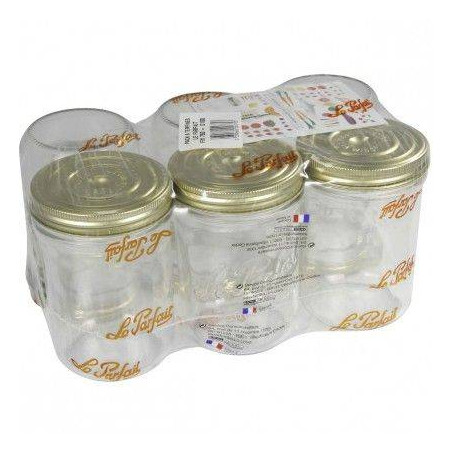 CONSERVE 6 Bocaux à visser...