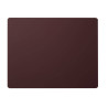 Set de table rectangulaire NUPO en cuir recyclé LINDDNA  45 x 35 Bordeaux