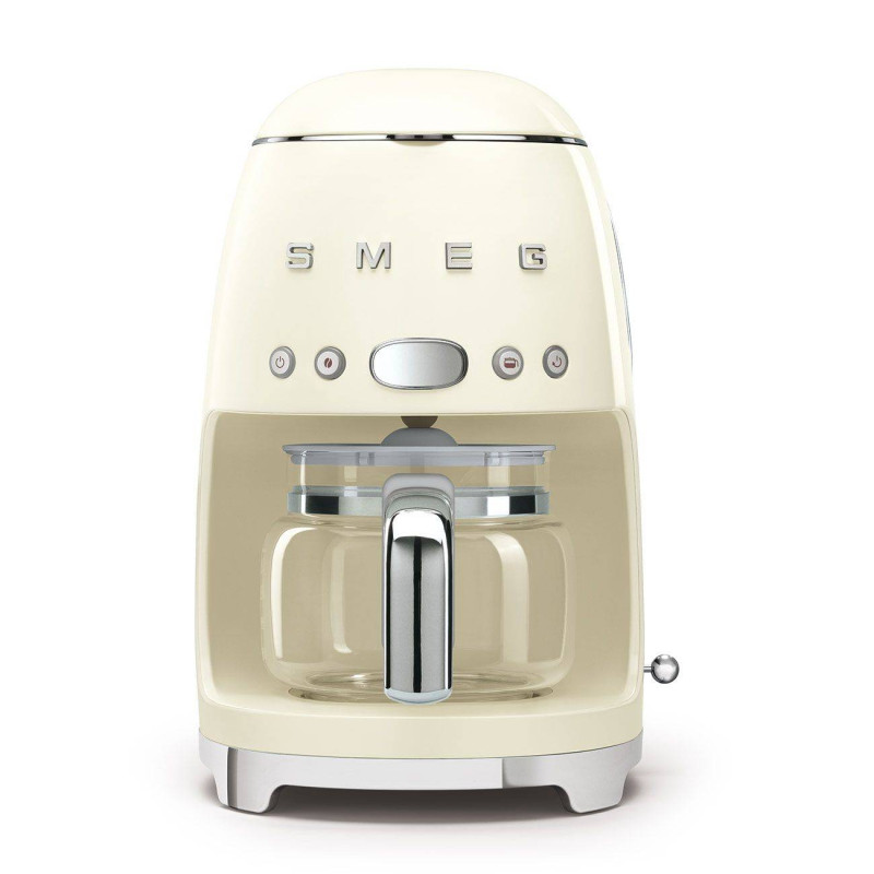 Cafetière Machine à café filtre Années 50 SMEG Crème