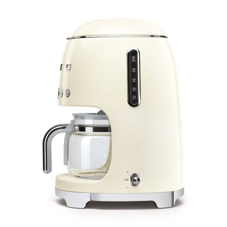 Cafetière Machine à café filtre Années 50 SMEG Crème