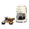 Cafetière Machine à café filtre Années 50 SMEG Crème