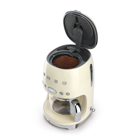 Cafetière Machine à café filtre Années 50 SMEG Crème