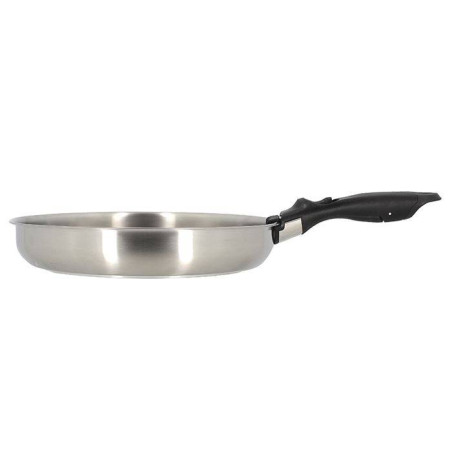 EASY CLIP Poêle Creuse Sauteuse Inox amovilble OGO D24 cm