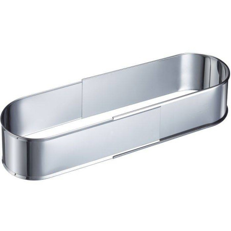 Cercle Moule ovale inox extensible 27 à 40 cm Westmark