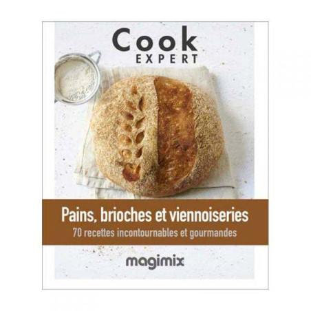 MAGIMIX Livre de recettes Pains Brioches et Viennoiseries pour COOK EXPERT