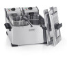 Friteuse électrique Type Pro Inox 2 Cuves KitchenChef
