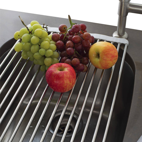 Tapis Egouttoir dessus d´évier dessous de plat enroulable