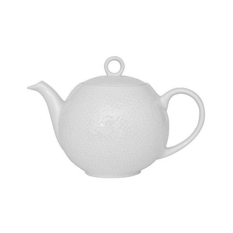 Théière Emma 0,85 l - Blanc Rond Porcelaine Table Passion 22x cm