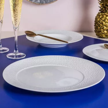ELLIPSE Assiette plate en...