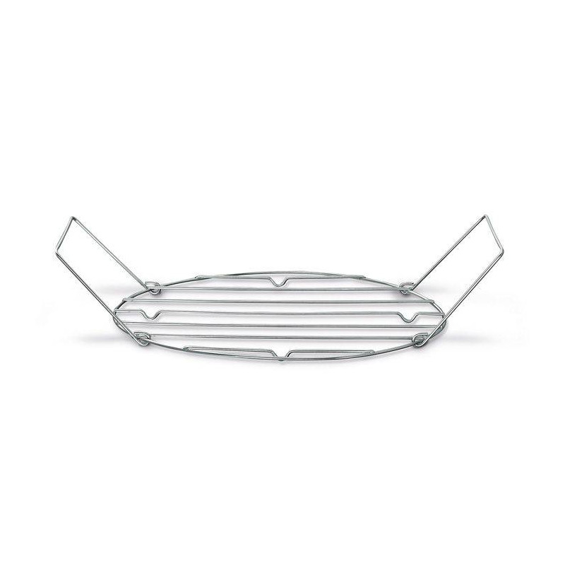 FIVE Plat à Four Avec Grille Rôtir 39cm Argent Pas Cher